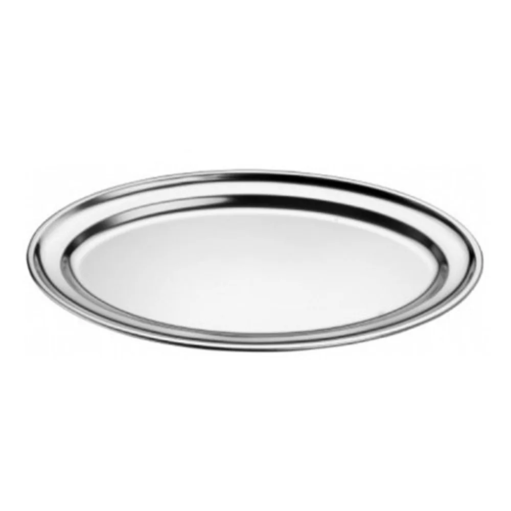 Oval inox 65*45 cm 1018