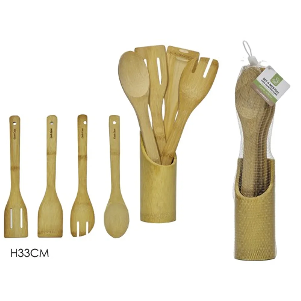 Kuhača bambus set 4kom 749050